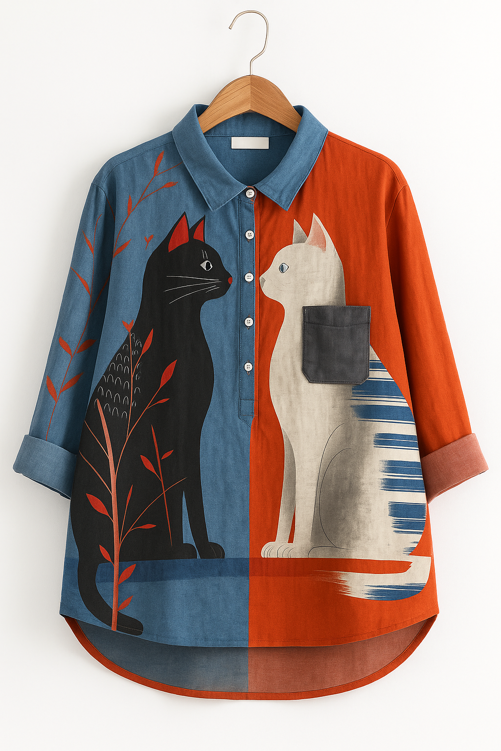 Sofie | Luchtige lente-blouse met dierenprint