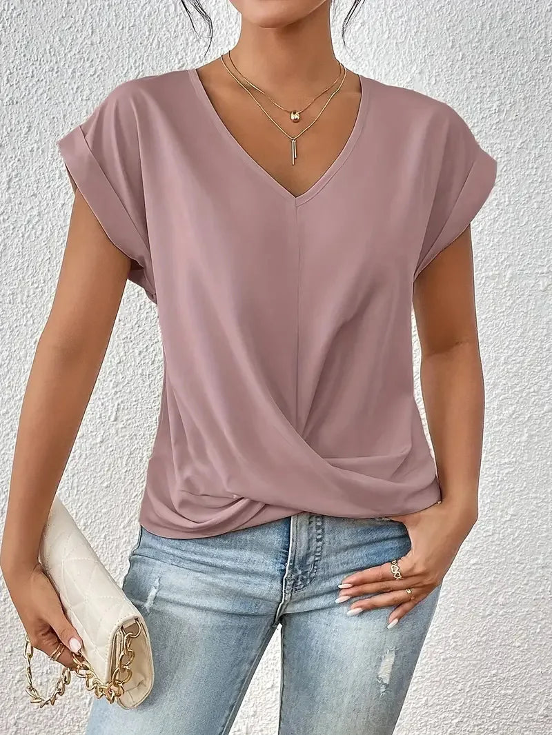 Sophie | Casual T-shirt Met V-Hals