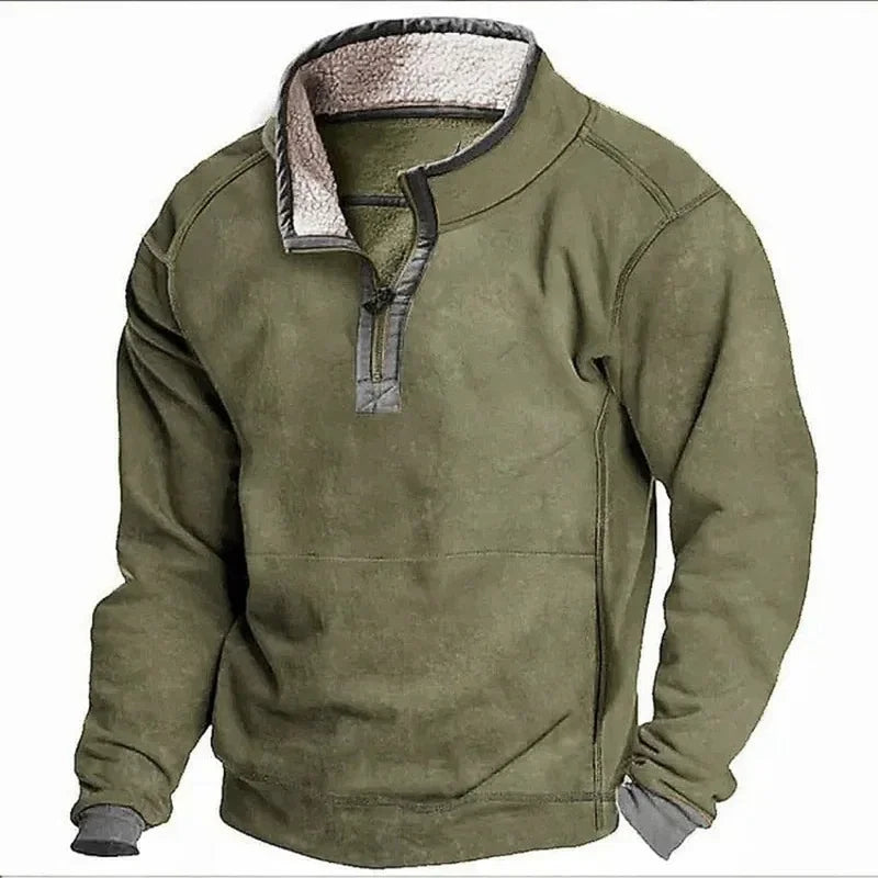 Thomas™ | Fleece Gevoerd Herfst Shirt