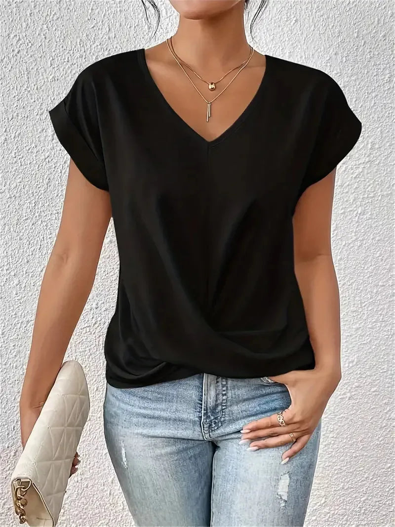 Sophie | Casual T-shirt Met V-Hals