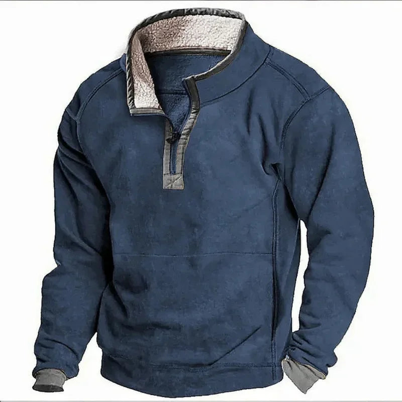 Thomas™ | Fleece Gevoerd Herfst Shirt