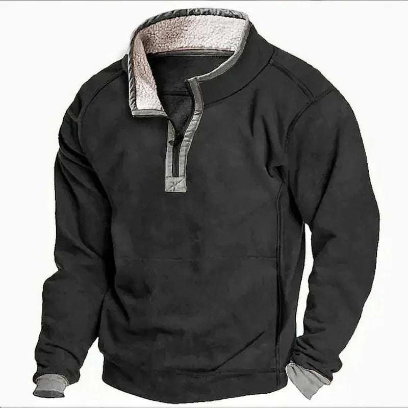 Thomas™ | Fleece Gevoerd Herfst Shirt