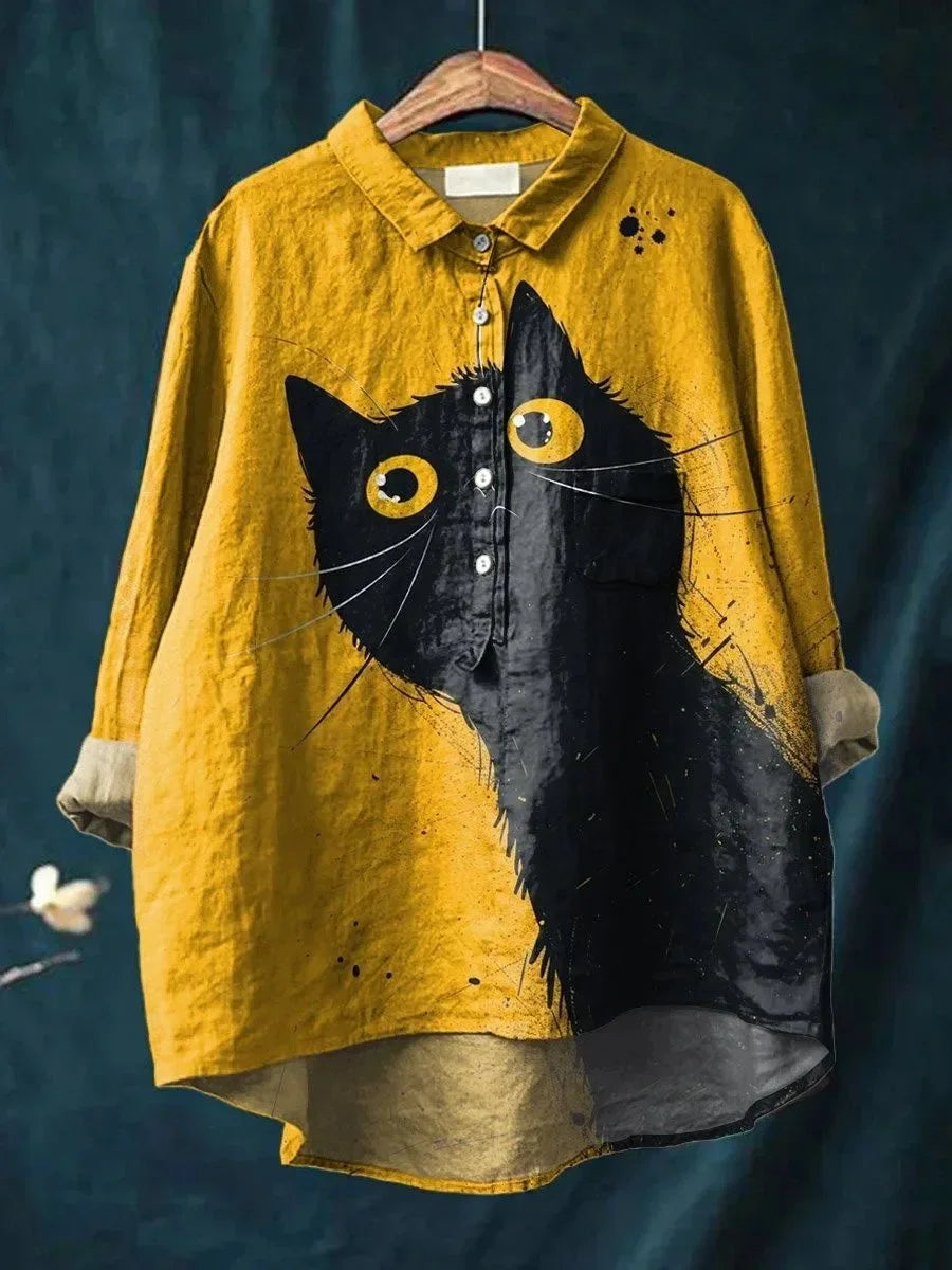 Sofie | Luchtige lente-blouse met dierenprint